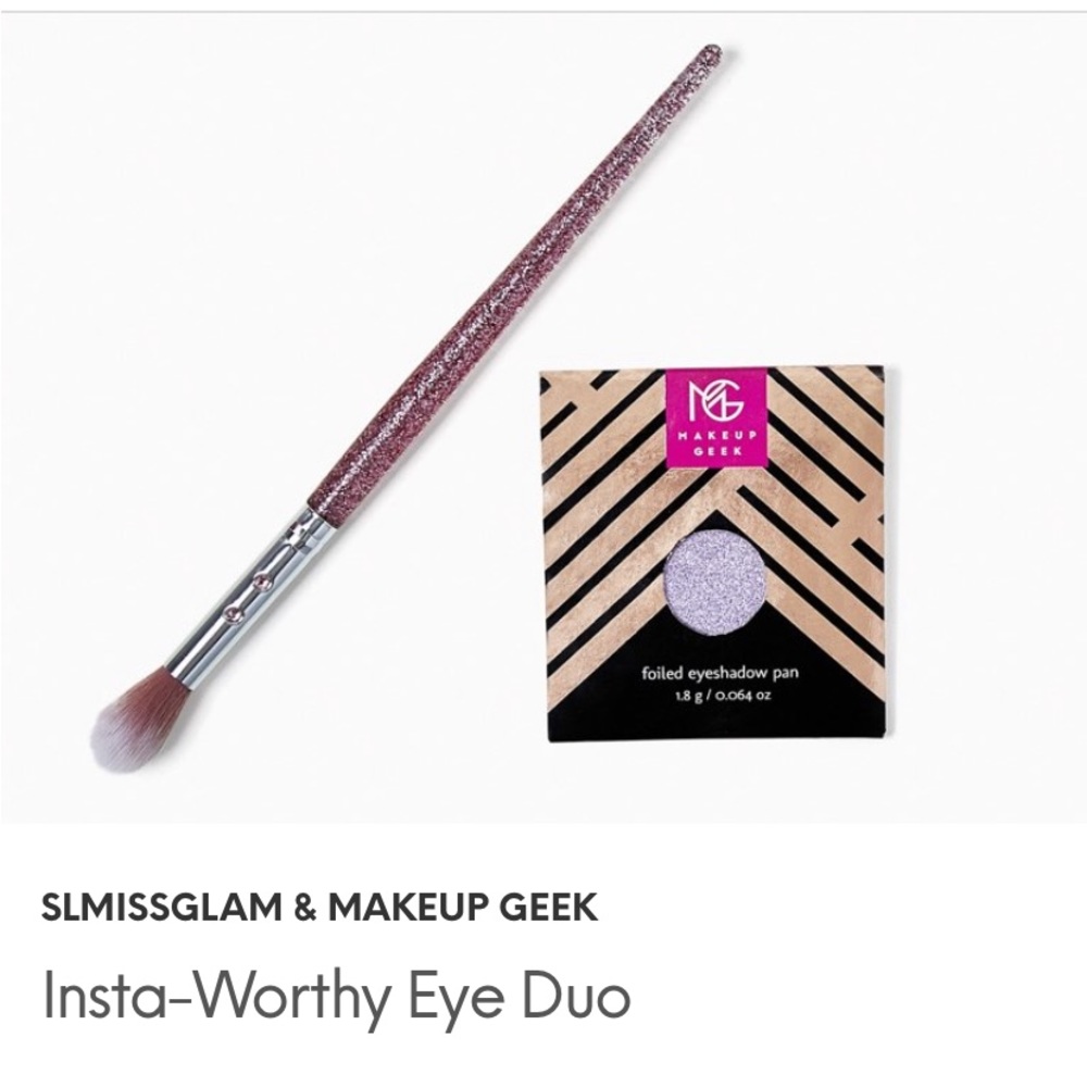 NWT Ipsy Swissglam & Makeup Geek set